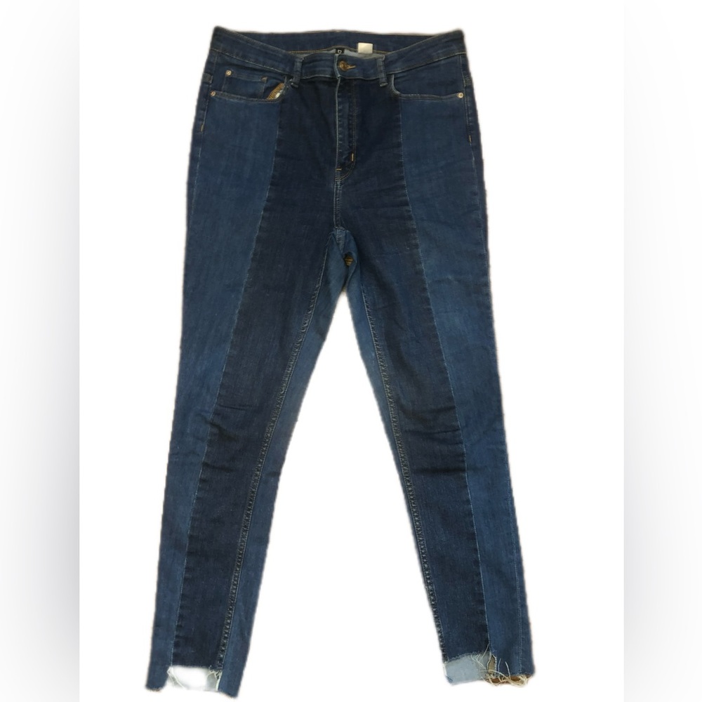 TWO TONED DENIM PANTS SIZE 12